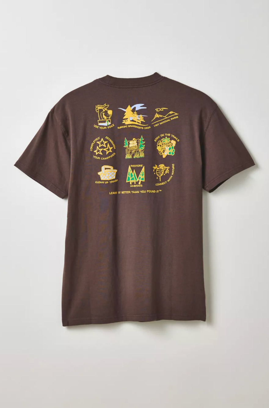 Urban Outfitters T-shirt graphique Parks Project X Yogi Bear Badge Small